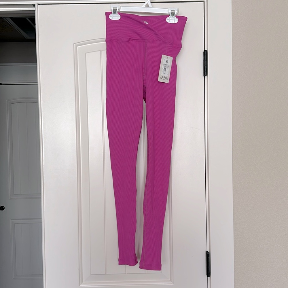 NWT- bright pink color, size Small, other pictures are just to show style & fit